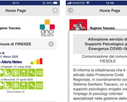 Cittadino Informato app at the time of COVID-19